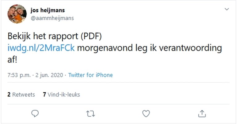 Heijmans legt verantwoording af in gemeenteraad