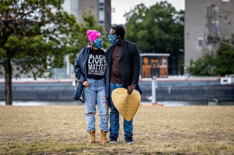 Video: Protest tegen racisme in Maastricht rustig verlopen
