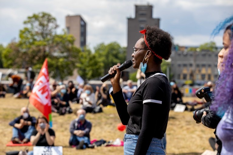 Video: Protest tegen racisme in Maastricht rustig verlopen
