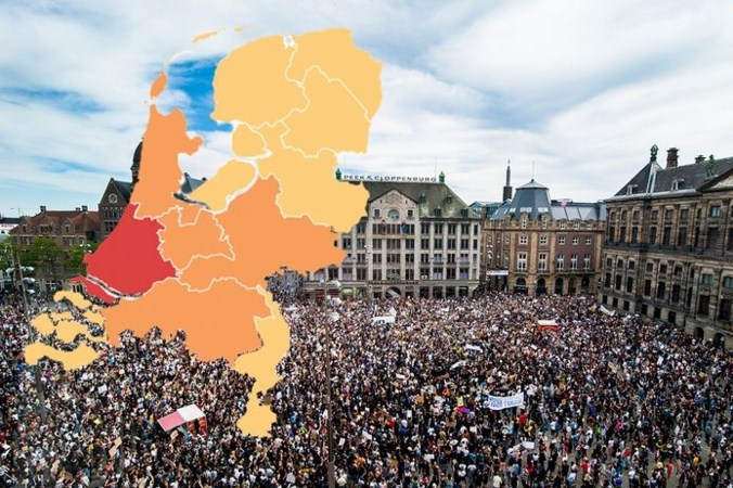 Waar in Nederland loop ik de meeste kans om besmet te raken met corona?