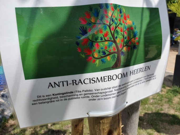 Antiracismeboom illegaal geplant in Heerlense stadstuin