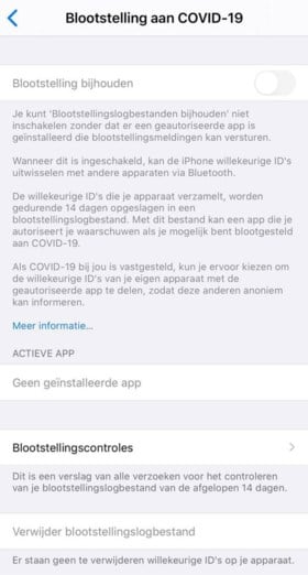 Ineens een ‘corona-app’ op je telefoon na een update? Zo zit het écht