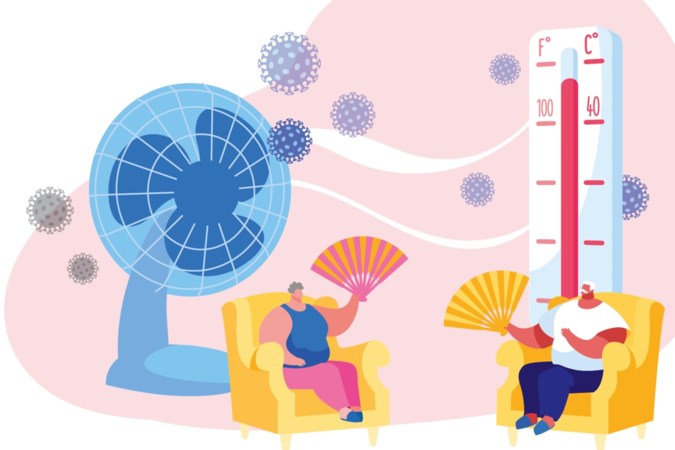 Hitte in het verzorgingshuis tijdens coronacrisis: voorzichtig met ventilators