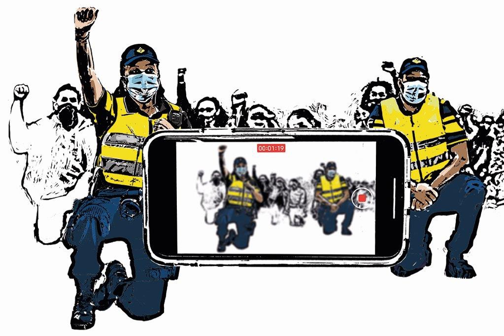 In Een Coronazomer Lijkt Alles Zwart Of Wit Politie In De V De Limburger Mobile