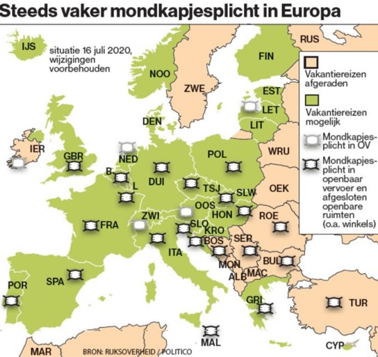 Coronavirus Leeft Weer Op In Frankrijk Ook In Vakantiegebie