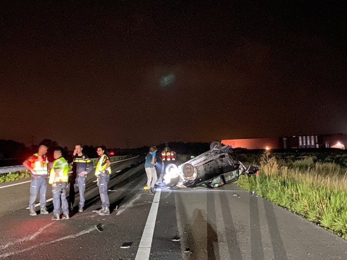 Video: Vijf personen gewond bij ongeluk met twee auto’s op A73