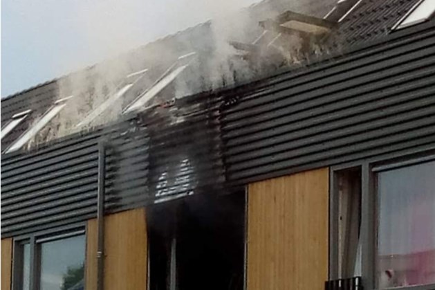 Forse schade bij woningbrand in Roermond