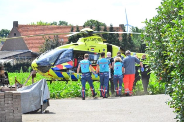 Fietser ernstig gewond na val, traumahelikopter opgeroepen