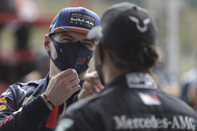 Geen regen, geen onverwachte zaken: Max Verstappen op podium, maar Mercedes heerst