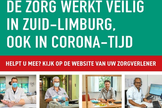 Eén coronacampagne in Zuid-Limburg: de zorg gaat door 