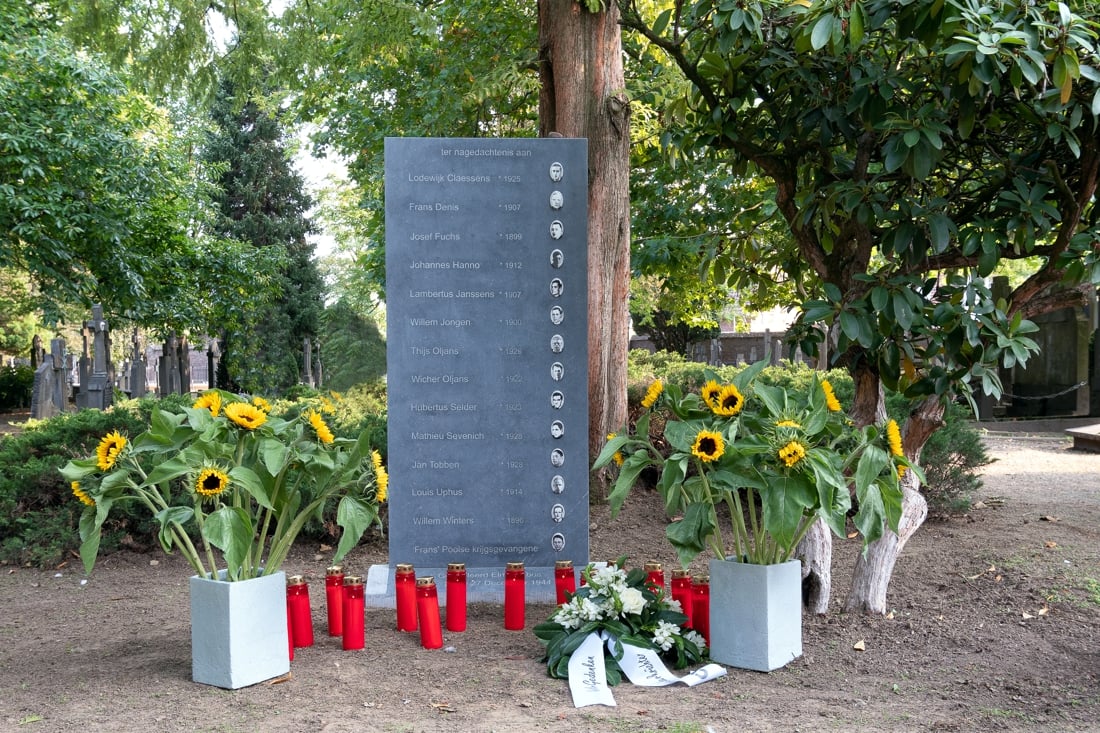Monument voor gefusilleerde Roermondenaren onthuld op Oude K... - De Limburger