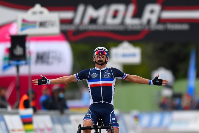 Als Julian Alaphilippe zijn vorm nog even vasthoudt, dan wint hij vermoedelijk ook Luik-Bastenaken-Luik