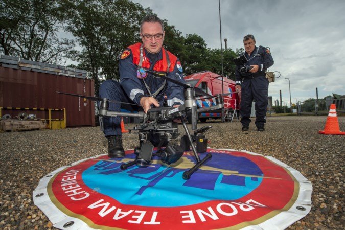 Drones van Chemelot zijn ogen in de lucht voor brandweer bij het verkennen van incidenten