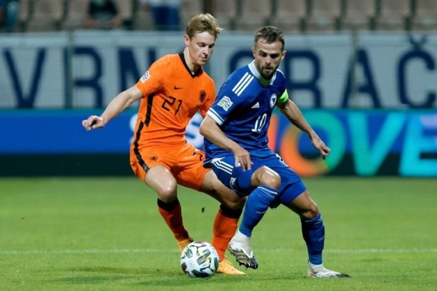 Oranje stelt ook teleur in tweede interland onder De Boer met doelpuntloos gelijkspel in Bosnië