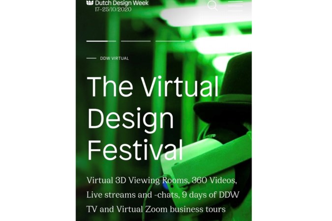 Digitaal genieten van de Dutch Design Week in Eindhoven