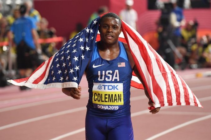 Wereldkampioen 100 meter Coleman mist Spelen door dopingschorsing