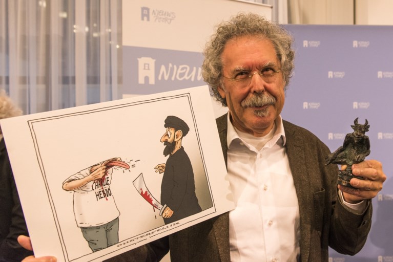 Vrouw (18) opgepakt vanwege cartoonrel op Rotterdamse school