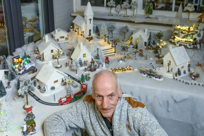 Sjaak Hendriks (60) uit Kerkrade maakt kerststallen om bezig te blijven: ‘De truc om te maken is om goed op te letten’