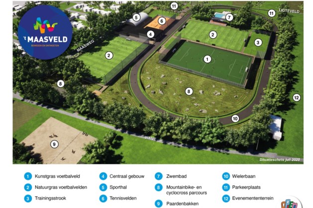 Online-informatieavond voor omwonenden over uitbreiding sportpark ’t Maasveld in Neer voor paardrijders