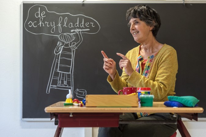 De Schrijfladder van Marjon van Sambeek uit Gulpen helpt kinderen spelenderwijs aan een handschrift
