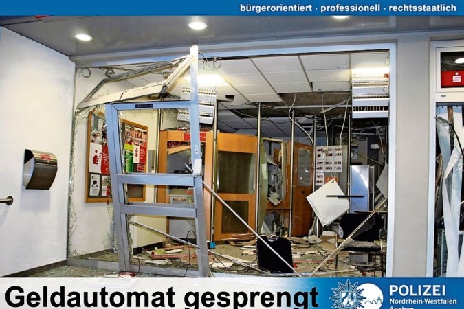 Recordaantal plofkraken in Duitsland, Noordrijn-Westfalen spant de kroon