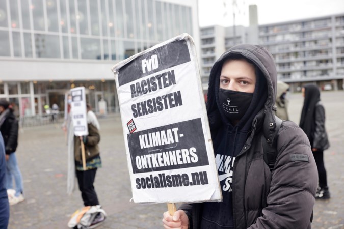 Demonstratie Black Lives Matter in Heerlen kalmpjes verlopen