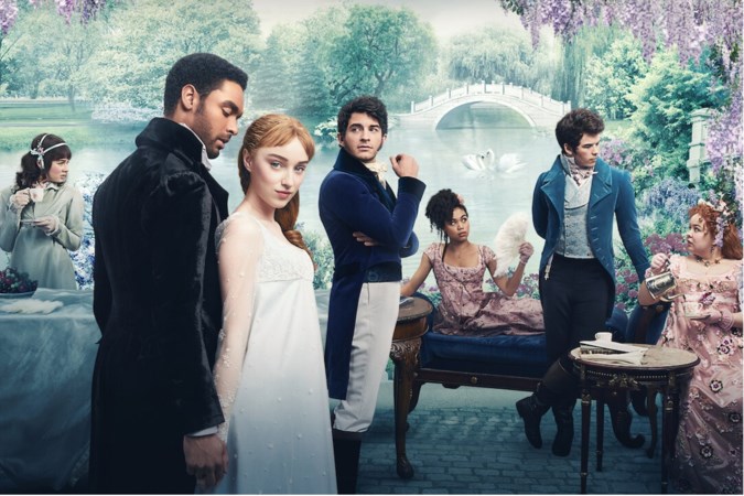 Recensie Netflix-serie ‘Bridgerton’: smeuïge schandalen, sensuele liefdesscènes