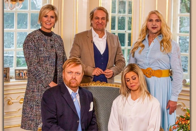 Hit of flop? Najib Amhali in De TV Kantine als prinses Amalia: ‘Schaamteloos neergezet’