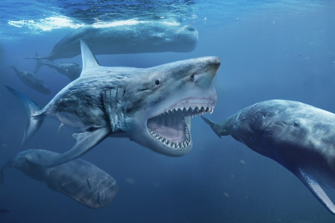 Embryo’s reuzenhaai megalodon waren kannibalen: ze aten hun broertjes en zusjes in de baarmoeder op
