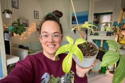 Plantfluencer: ‘Een nieuw blad brengt vrolijkheid in een lastige periode, planttherapie noemen we dat’