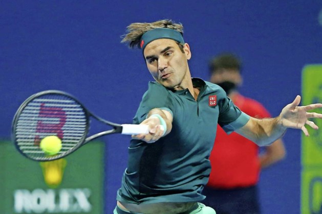 Rentree Roger Federer strandt in kwartfinales van Doha