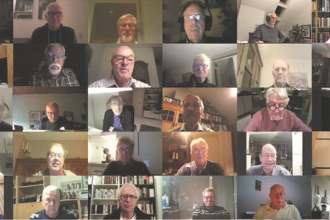 Zangers mannenkoren Lemiers en Vaals repeteren al maanden via Zoom voor de Krönungsmesse - De Limbur