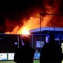 Brand in kantine in Panningen breekt uit tijdens training: ‘Voetballers zagen vlammen uit het dak slaan’
