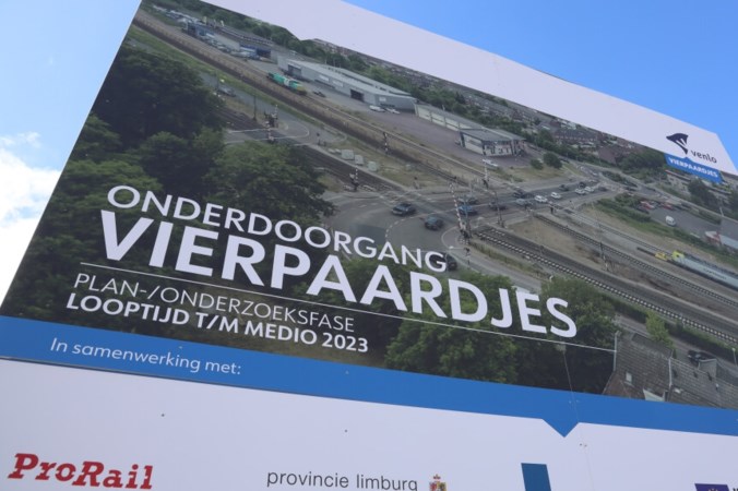 Gemeente Venlo maakt project Spoorwegonderdoorgang Vierpaardjes zichtbaar