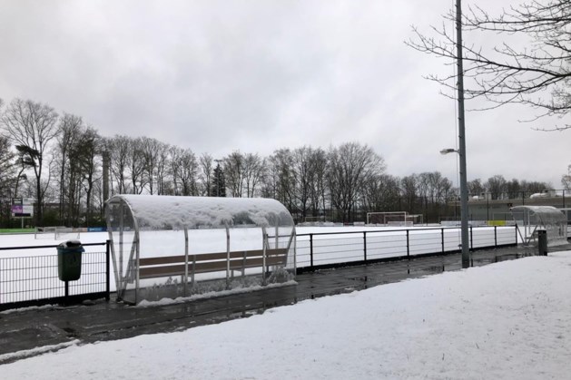 Trainingen SV Langeberg Brunssum door sneeuwlaag voorlopig afgelast