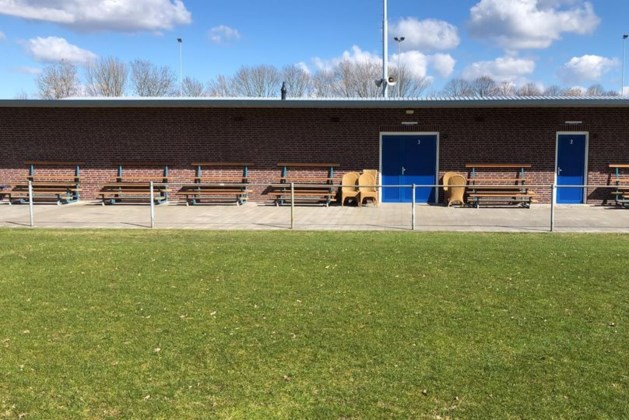RKSVO Ospel plaatst mobiele tribunes op sportpark