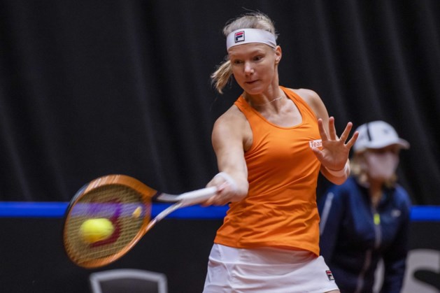 Tennisster Bertens zet Nederland op voorsprong tegen China