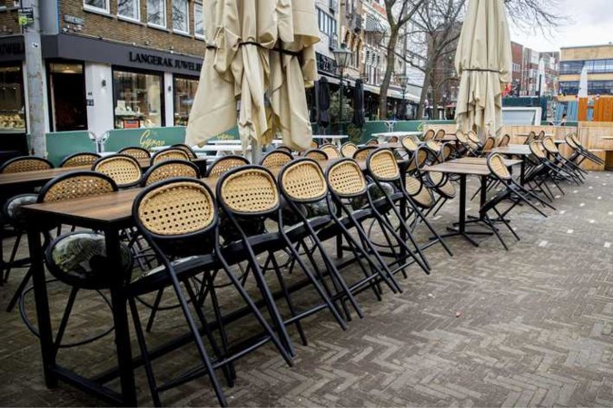 Op terrassen maximaal twee personen per tafel buiten eigen huishouden
