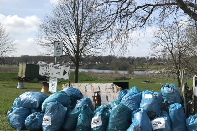 Verenigingen Venlo ruimen meer dan tweehonderd vuilniszakken op