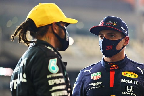 Verstappen en Hamilton: titanenstrijd ook naast de baan