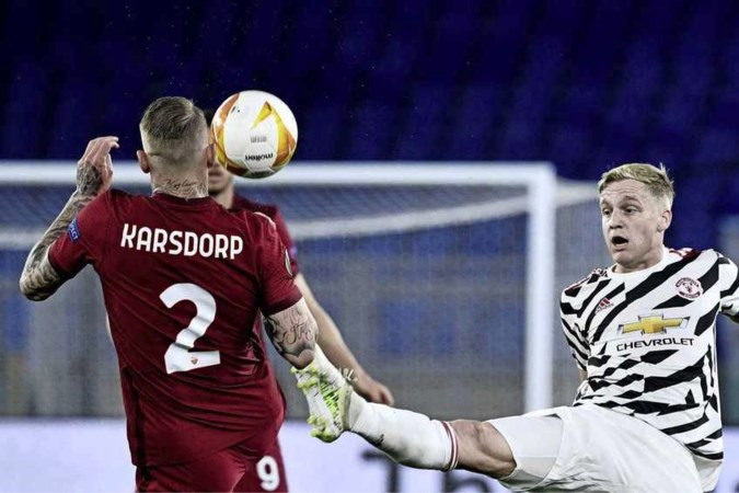 Donny van de Beek als basisspeler met Manchester United naar finale Europa League