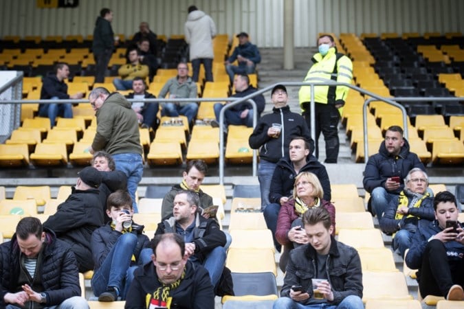 Definitief geen voetbalfans welkom in laatste speelrondes profcompetities