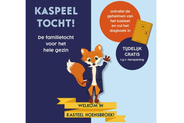 Kasteel Hoensbroek viert heropening met ‘KaSpeeltocht’ 