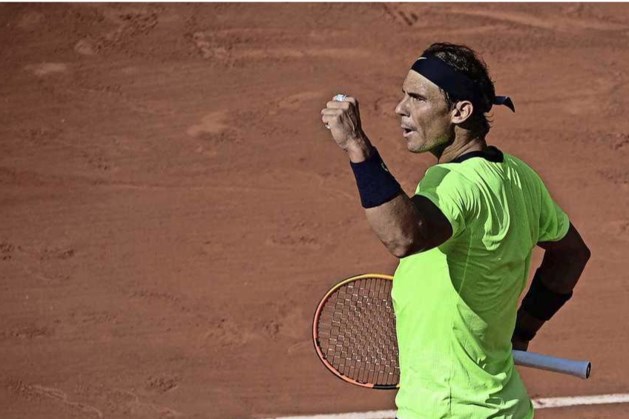 Rafael Nadal voor de 14e keer naar halve finale Roland Garros