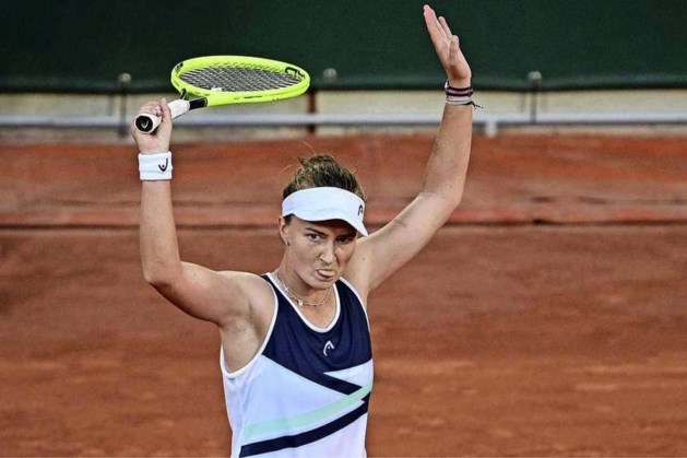 Barbora Krejcikova na thriller finaliste op Roland Garros