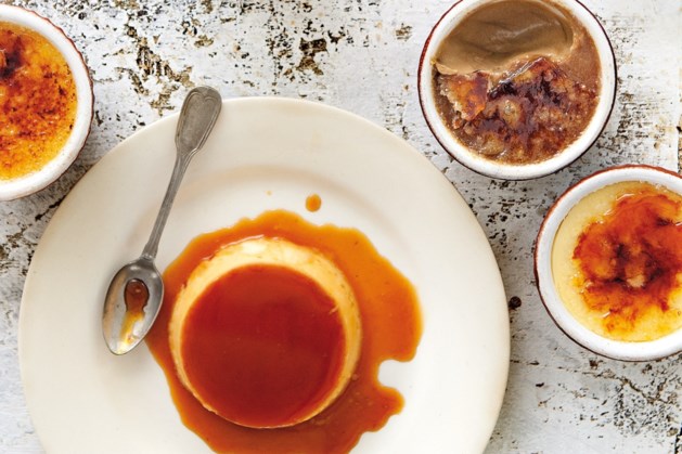 Haal Portugal in huis met deze crème caramel, een vanillepuddinkje dat je zelf kunt maken in de oven