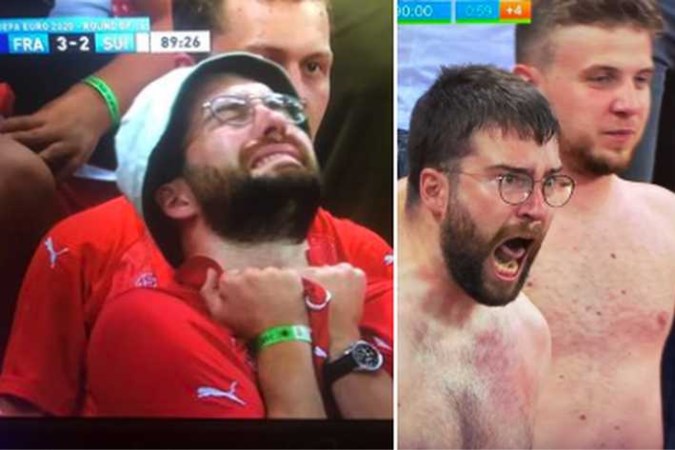 Zwitserland met geheim wapen tegen Spanje: superfan die viral ging wordt ingevlogen