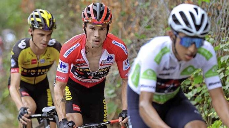 Miguel Angel Lopez wint zware bergrit in Vuelta; rode trui blijft voor Primoz Roglic