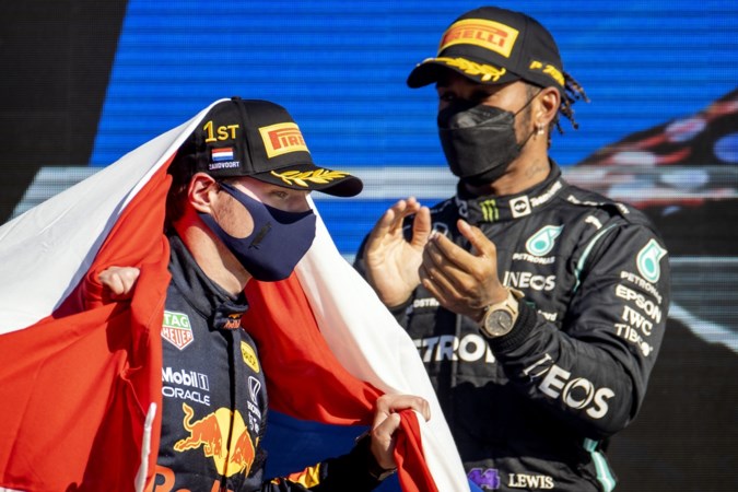 Charmeoffensief Lewis Hamilton op feestje Max Verstappen