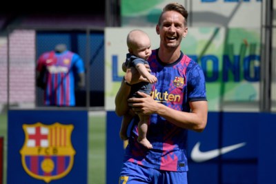 Luuk de Jong op plek van Lionel Messi bij Barça